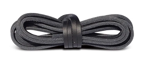 Sznurówki Skórzane Rzemyk 140cm Czarne