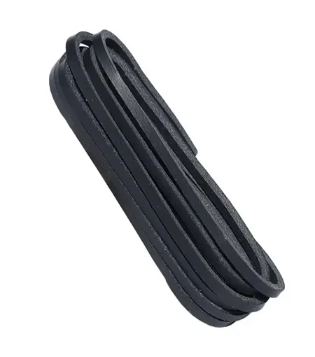 Sznurówki Skórzane Rzemyk 140cm Czarne