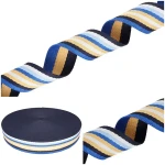Nosná páska 38 mm, bavlna a polyester, 5 m, směs barevných pruhů