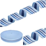 Nosná páska 38 mm, bavlna a polyester, 5 m, směs modrých odstínů