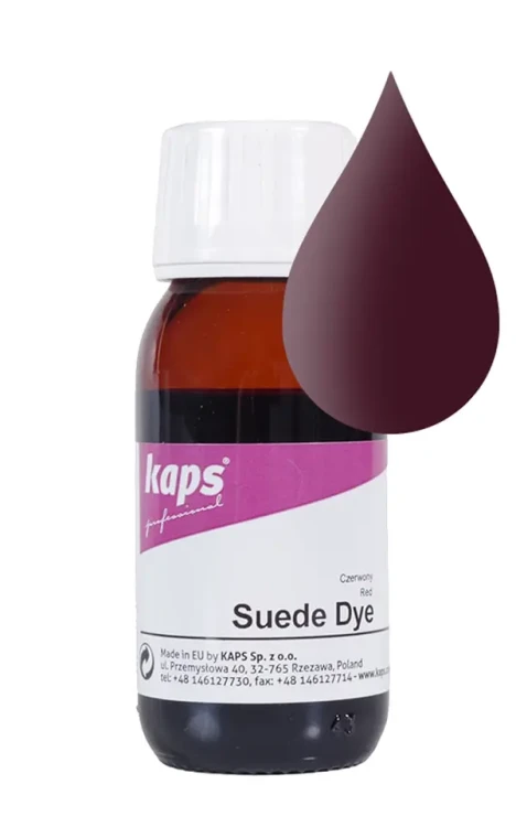 Farba do Zamszu Nubuku Weluru Kaps Suede Dye 12 kolorów