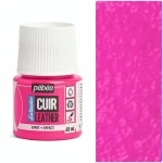 Akrylová barva 45 ml, kůže, EkoSkóra, Pebeo, RŮŽOVÁ FLUO, personalizace