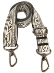 Popruh na kabelku 3 cm x 140 cm, ZYGZAG, nastavitelný, ZEPNIJ – popruh přes rameno