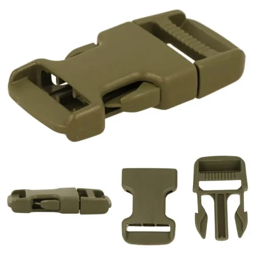 Klamra plastikowa 25mm ARMY GREEN Duraflex 5szt