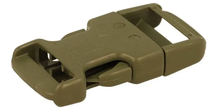 Klamra plastikowa 25mm ARMY GREEN Duraflex 5szt