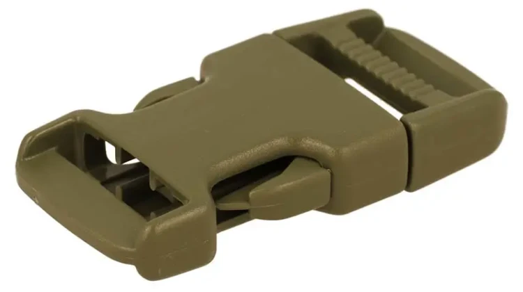 Klamra plastikowa 25mm ARMY GREEN Duraflex 5szt