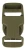 Klamra plastikowa 25mm ARMY GREEN Duraflex 5szt