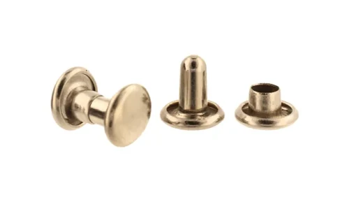 Nity Dwustronne 8 x 8 mm Gruba Blacha 50szt Nit Kaletniczy