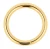 Kółko kaletnicze 30 mm drut 5mm Złote O-RING 5szt
