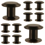 Kroucený nýt. Šroub 5mm Černá 20ks