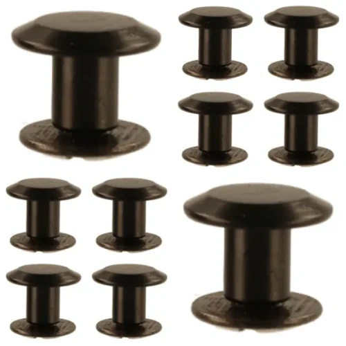 Nit skręcany Nity Śrubka 5mm Czarny 20szt