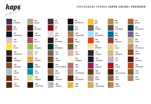 Farba Zestaw do Skór Eko SKÓR 83 Kolory Super Color + Preparer