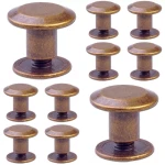 Nýt kroucený Nýt kroucený 5mm šroub St. Gold 10ks (1)