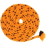 Lano 6 mm, nosnost 500 kg, polypropylen, oranžovo-černé, 20 metrů