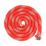 Lano 10 mm s jádrem, nosnost 1000 kg, polypropylen, červená/šedá, 10 metrů