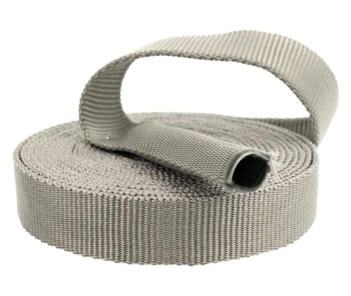 Taśma Rurowa 25mm Polipropylen Jasny Popiel 5mb Tunelowa