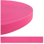 Páska na vodítka, obojky a ohlávky, 25 mm, PVC, voděodolná, Hexa, RŮŽOVÁ, voštinový vzor