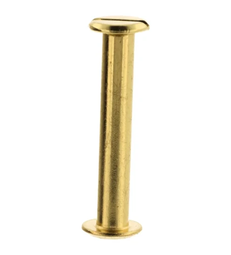 Nity skręcane Nit Śrubka 40mm Złoty płaski 10szt