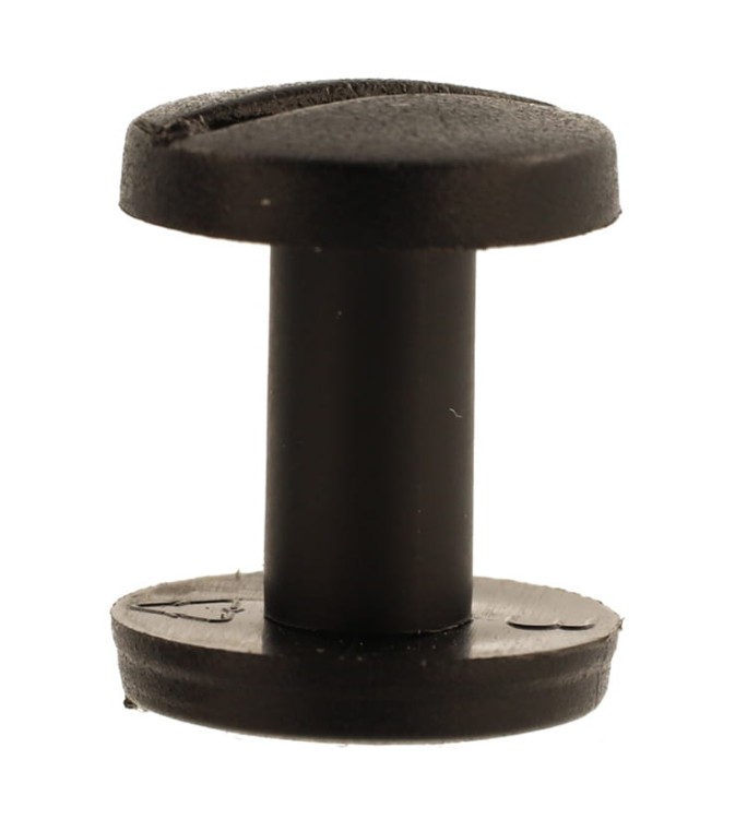 Śruba Nit 15mm plastikowy Czarny 20szt Nity skręcane