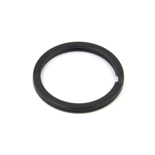 Kółko do kluczy 23mm PŁASKIE Czarny Mat Spiralne Brelok 20szt