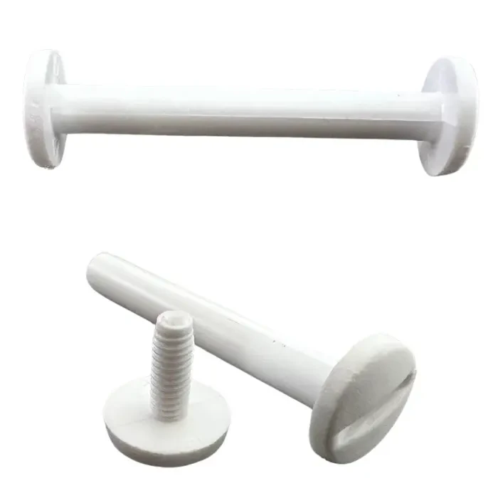 Śruba Nit 90mm plastikowe Białe 20szt Nity skręcane