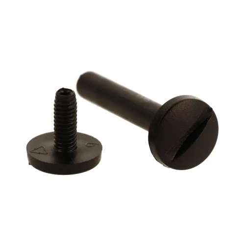 Śruba Nit 50mm plastikowe Czarne 20szt Nity skręcane