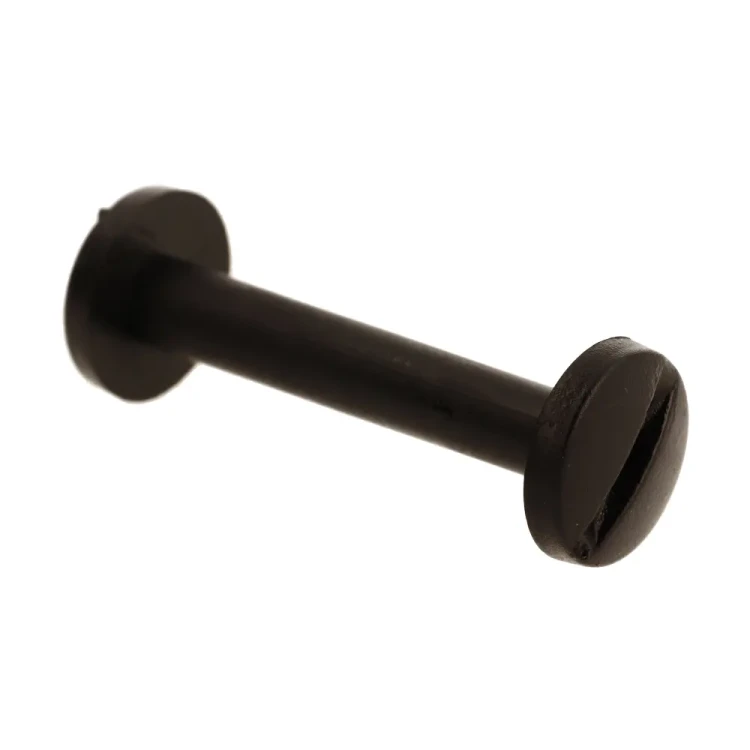 Śruba Nit 60mm plastikowe Czarne 20szt Nity skręcane
