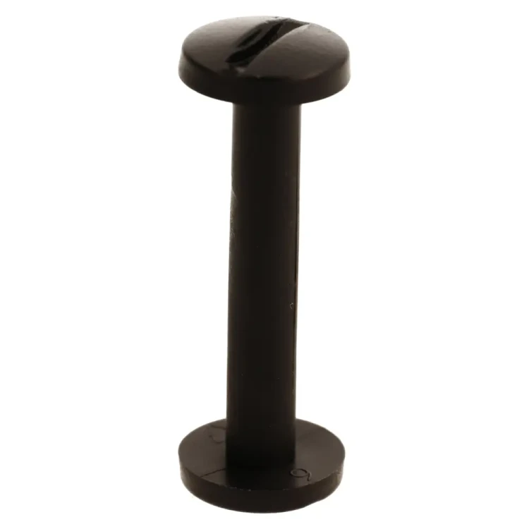 Śruba Nit 80mm plastikowe Czarne 20szt Nity skręcane