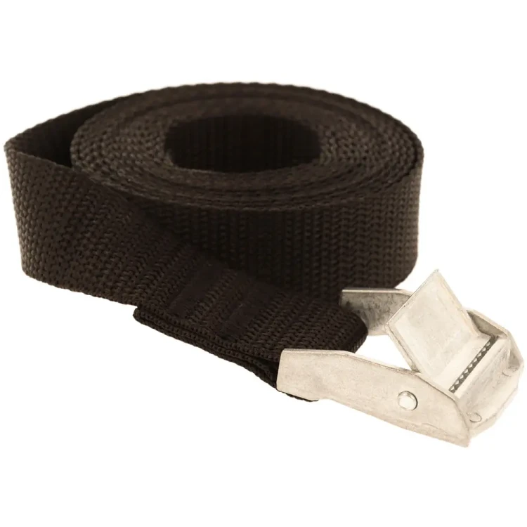 Pas Mocujący 25mm x 150cm z Klamrą Samozaciskową Srebrną 250kg ZEPNIJ