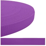 Páska na vodítka, obojky a ohlávky, 16 mm, PVC, voděodolná, Hexa, FIALOVÁ, voštinový vzor 