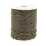 Rzemień Rzemyk Skóra średnica 1,5 mm CIEMNY SZARY 5 metrów