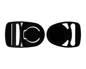 Plastová spona 30 mm, otočná, černá, 10 ks