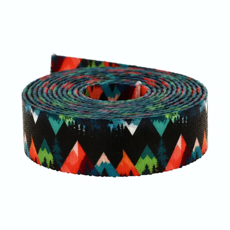 Taśma Nośna z Nadrukiem Sublimacja Colorful Peaks 48mb