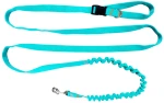 Vodítko pro psa s tlumičem nárazů, 380 cm, MÁTA, nastavitelné, HandsFree, vyrobeno v Polsku