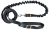 Smycz dla Psa z Amortyzatorem 380cm CZARNA Regulowana HandsFree Made in Poland