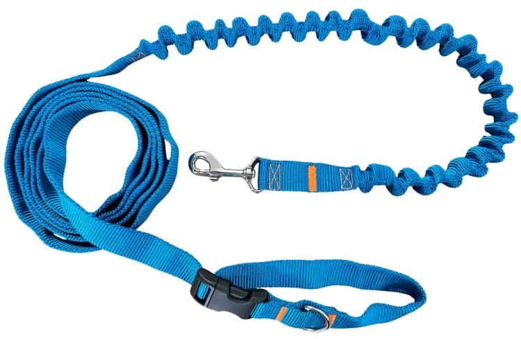 Smycz dla Psa z Amortyzatorem 480cm TURKUS Regulowana HandsFree Made in Poland