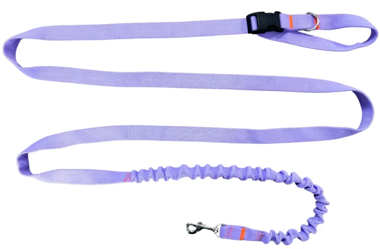Smycz dla Psa z Amortyzatorem 480cm WRZOS Regulowana HandsFree Made in Poland