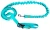 Smycz dla Psa z Amortyzatorem 480cm MIĘTA Regulowana HandsFree Made in Poland