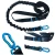 Smycz z Amortyzatorem 480cm CZARNA Regulowana Sportowa 400kg HandsFree