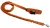 Smycz dla Psa z Amortyzatorem 380cm ORANGE Regulowana HandsFree Made in Poland