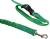 Smycz dla Psa z Amortyzatorem 480cm ZIELONA Regulowana HandsFree Made in Poland