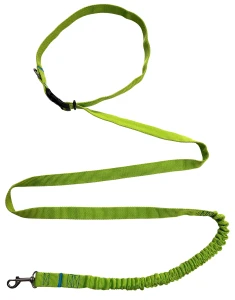 Vodítko pro psy s tlumičem nárazů, 480 cm, SELEDYN, nastavitelné, HandsFree, vyrobeno v Polsku