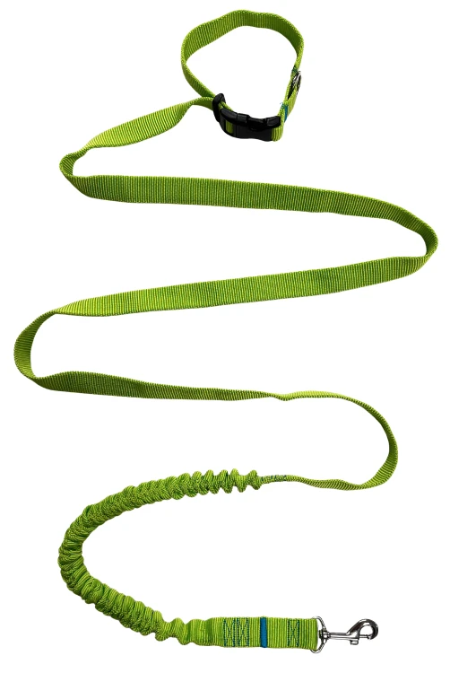 Smycz dla Psa z Amortyzatorem 480cm SELEDYN Regulowana HandsFree Made in Poland