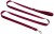 Smycz dla Psa Tradycyjna 2 cm Bordo Zepnij