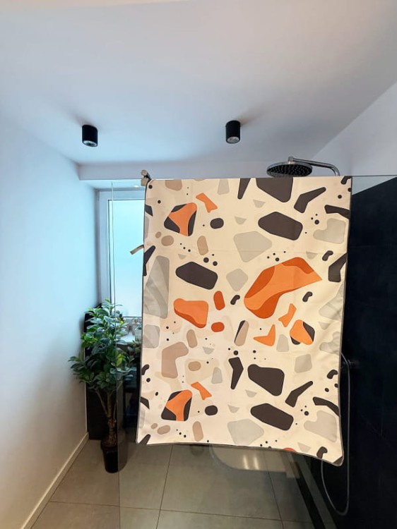 Ręcznik szybkoschnący z mikrofibry DUŻY 150×80 cm LASTRYKO Zepnij