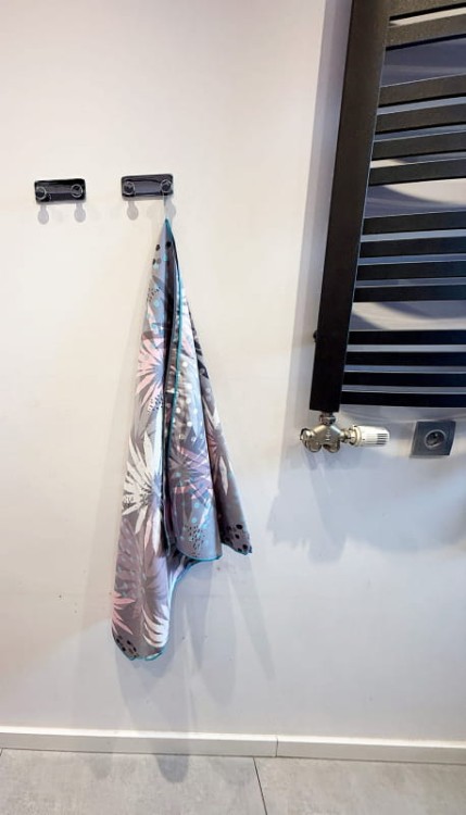 Ręcznik szybkoschnący z mikrofibry DUŻY 80×150 cm TROPIKALNA MGŁA Zepnij