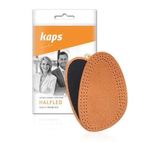 Półwkładki skórzane Kaps Halfled z węglem aktywnym – do obcasów i czółenek, lateks