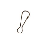 Rovná kovová karabina 36mm 10ks