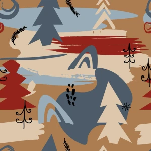 Látka Velvet s potiskem – sublimační tisk na zakázku, vzory 1–250