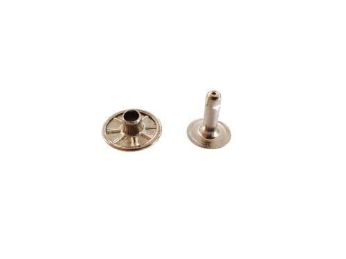 Nit kaletniczy N7 13x12mm Nity 20szt Srebrne